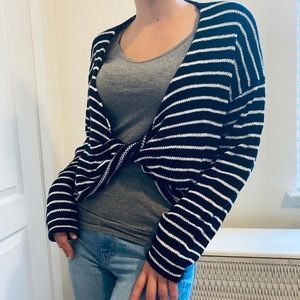 Infinity knit sweater pullover